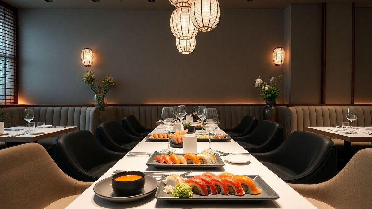 O que é a la carte em restaurante de sushi?