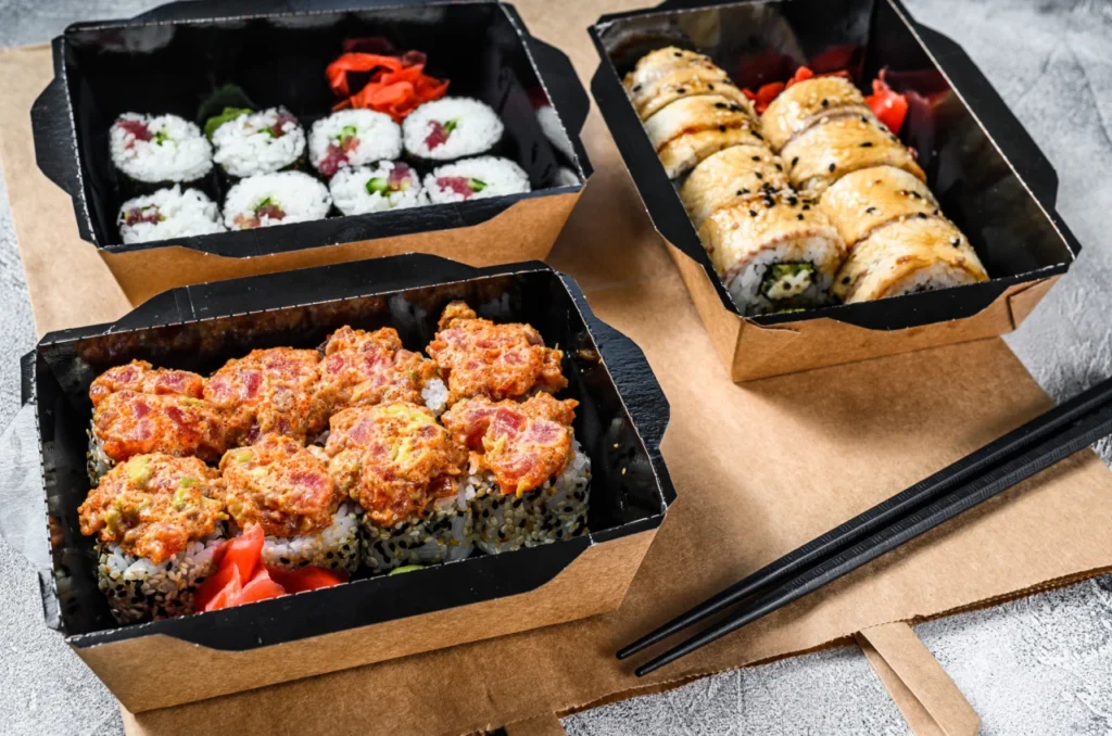 Vantagens do delivery de comida japonesa Frame 70
