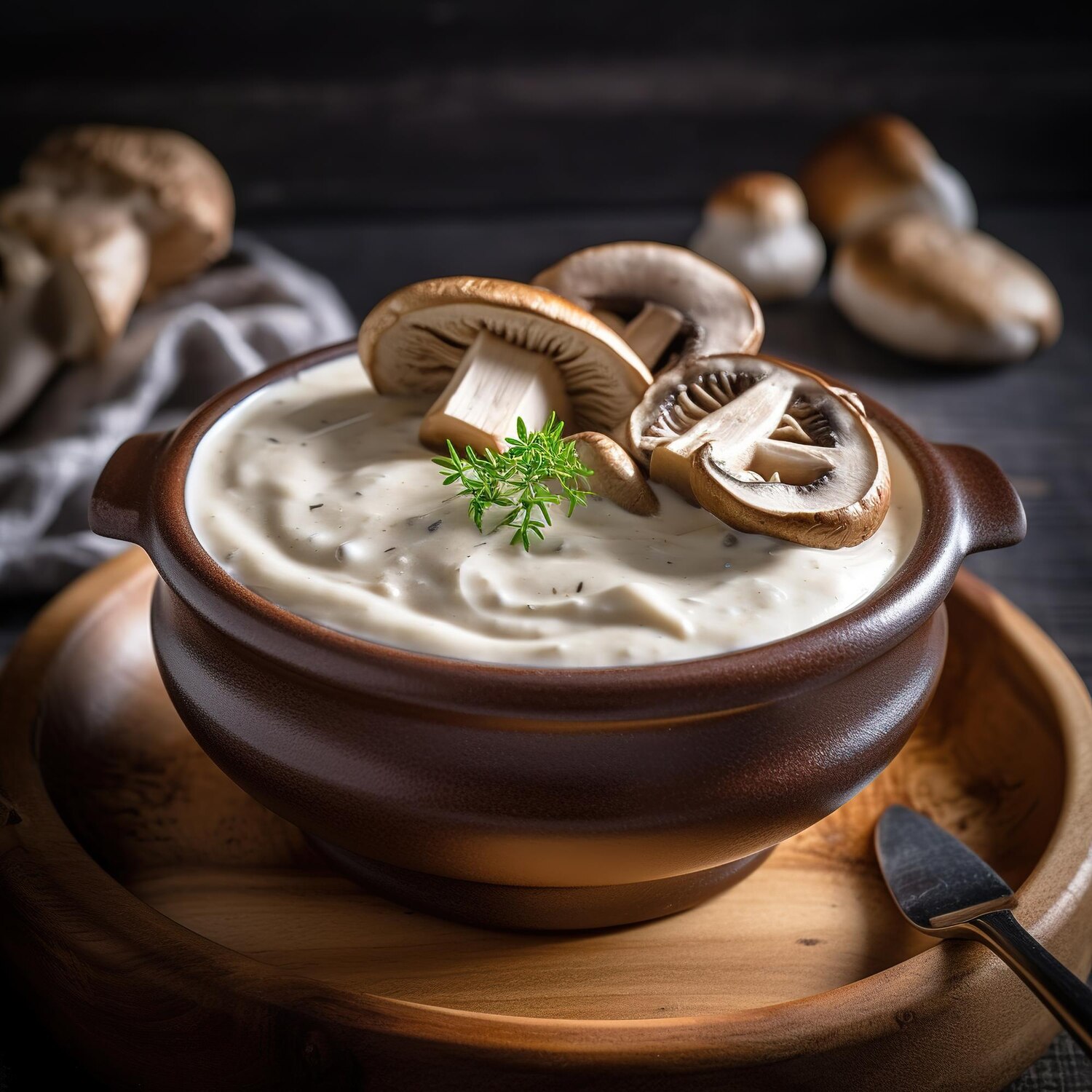 Mushroom silky cream soup 863013 181665